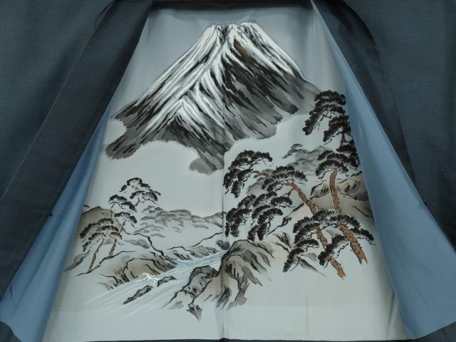平和屋着物●男性　本場大島紬　アンサンブル　160亀甲　総詰め　正絹　逸品　CABD0182ut