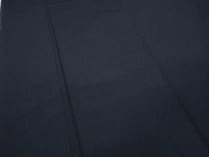 平和屋着物●男性　紬　アンサンブル　濃藍色　正絹　逸品　未使用　CABD0183ut
