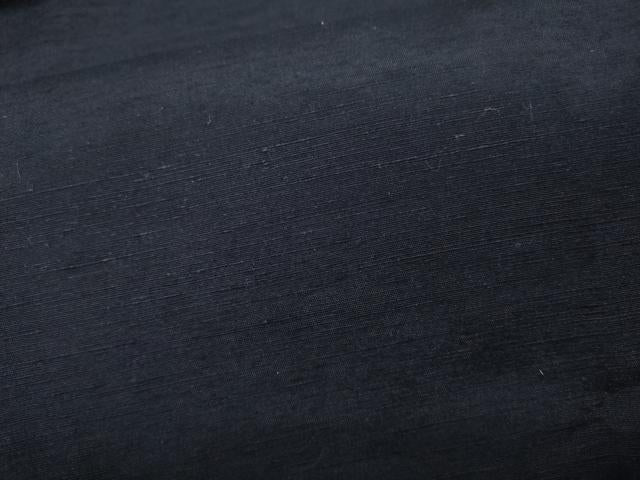 平和屋着物●男性　紬　アンサンブル　濃藍色　正絹　逸品　未使用　CABD0183ut
