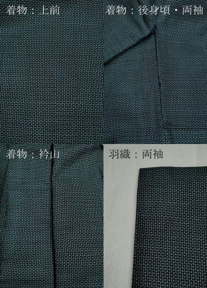 平和屋着物●男性 本場大島紬 アンサンブル 100亀甲 総詰め キングサイズ 正絹 逸品 CABD0184ut