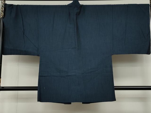 平和屋着物●男性 紬 アンサンブル 霞文 キングサイズ 正絹 逸品 CABD0185ut