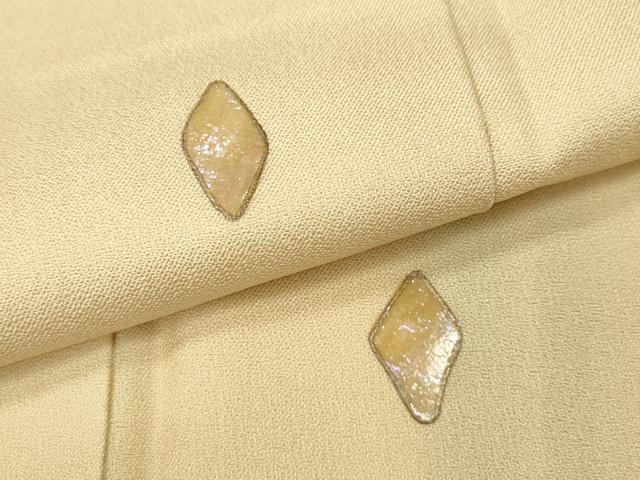 平和屋着物●訪問着　螺鈿　菱吉祥文　金彩　ゑり善扱い　正絹　逸品　CABD0211ut