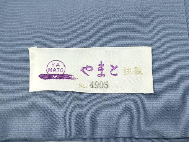 平和屋着物●訪問着　作家物　刺繍　笹　枝桜文　金彩　やまと誂製　正絹　逸品　CABD0218ut