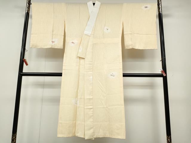 平和屋着物●長襦袢　無双仕立て　絞り　動物玩具文　正絹　逸品　CABD0220ut