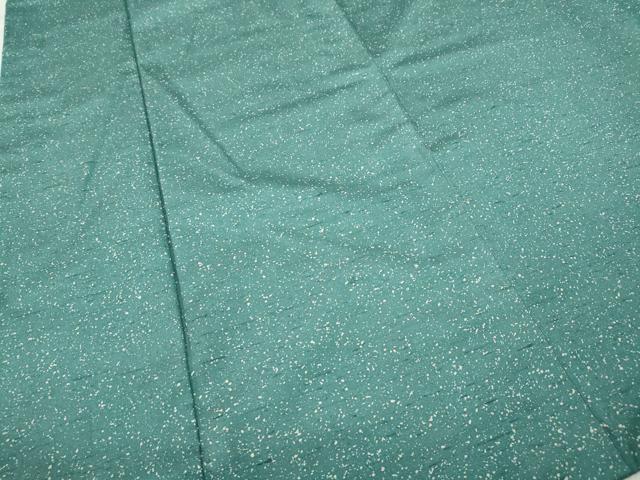平和屋着物●石川県指定無形文化財　牛首紬　白山工房　手織り　大小あられ　やまと誂製　正絹　逸品　CABD0225ut