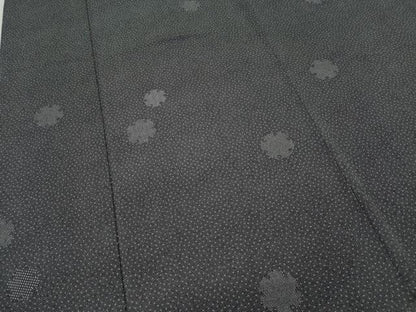 平和屋着物●江戸小紋　雪輪文　鮫小紋柄　正絹　逸品　CABD0226ut
