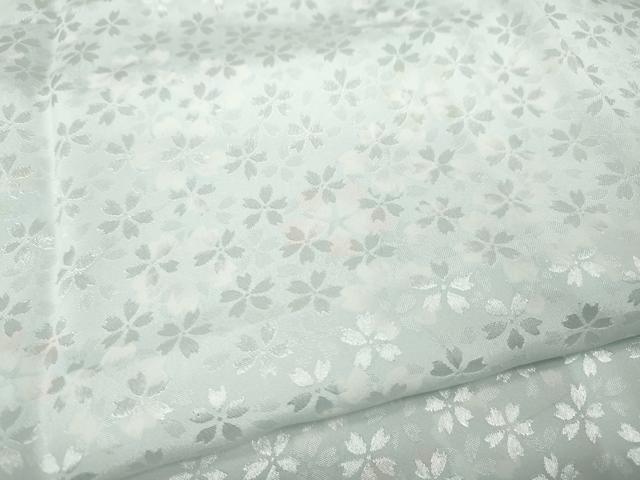 平和屋着物●長襦袢 無双仕立て 舞桜文 洗える着物 CABD0231ut