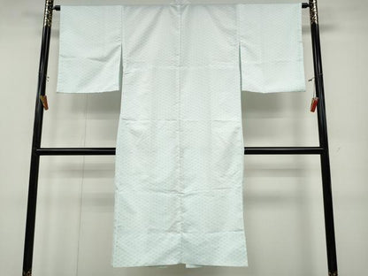 平和屋着物●長襦袢　無双仕立て　麻の葉文様　洗える着物　CABD0233ut