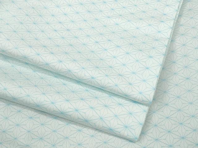 平和屋着物●長襦袢　無双仕立て　麻の葉文様　洗える着物　CABD0233ut