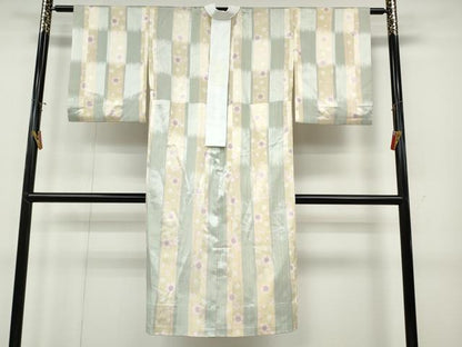 平和屋着物●長襦袢　無双仕立て　舞桜間道　洗える着物　CABD0238ut