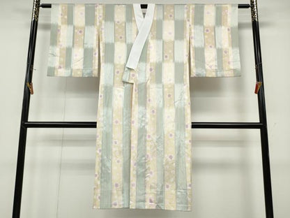 平和屋着物●長襦袢　無双仕立て　舞桜間道　洗える着物　CABD0238ut