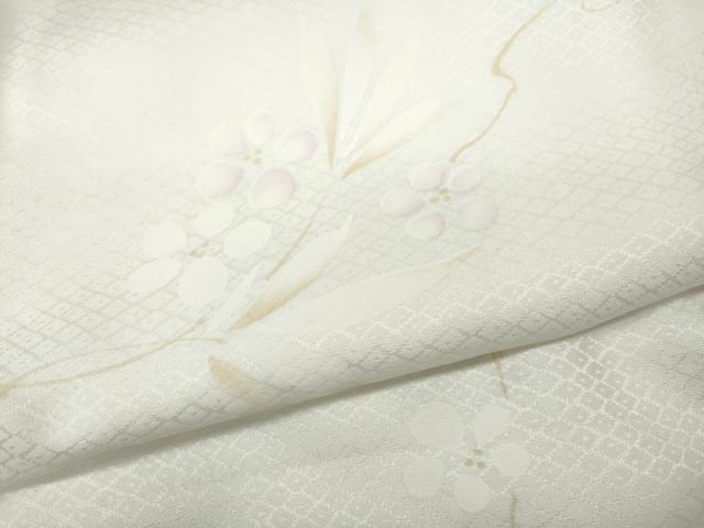 平和屋着物●長襦袢　袷　枝花文　暈し染め　正絹　逸品　CABD0239ut