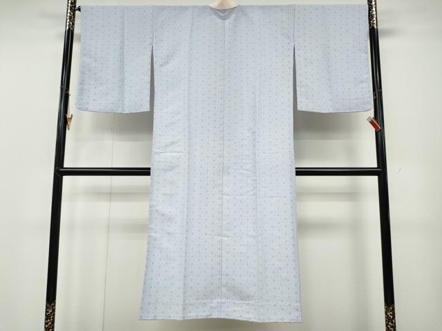 平和屋着物●長襦袢　無双仕立て　麻の葉文様　洗える着物　CABD0240ut