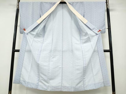 平和屋着物●長襦袢　無双仕立て　麻の葉文様　洗える着物　CABD0240ut