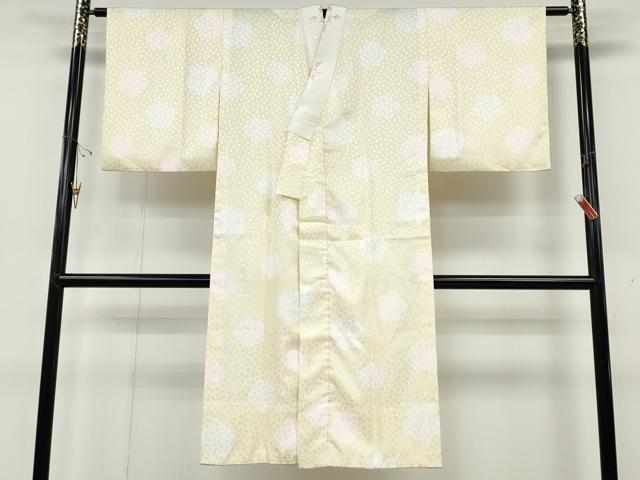 平和屋着物●長襦袢　無双仕立て　舞梅文　半衿刺繍　洗える着物　CABD0241ut
