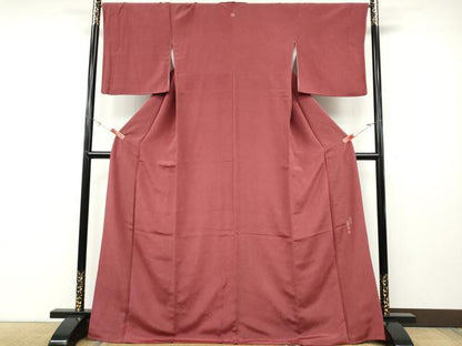 平和屋着物●江戸小紋　作家物　草木染　鮫小紋柄　正絹　逸品　CABD0251ut