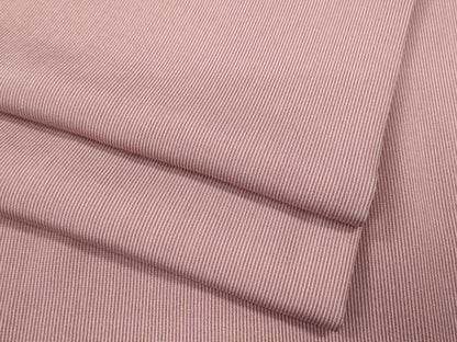 平和屋着物●江戸小紋　万筋　紅梅色×一斤染色　正絹　逸品　CABD0265ut