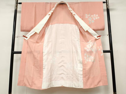 平和屋着物●長襦袢　無双仕立て　辻が花　絞り　半衿刺繍　正絹　逸品　CABD0276ut