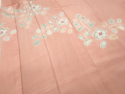 平和屋着物●長襦袢　無双仕立て　辻が花　絞り　半衿刺繍　正絹　逸品　CABD0276ut