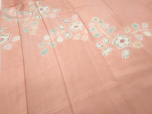 平和屋着物●長襦袢　無双仕立て　辻が花　絞り　半衿刺繍　正絹　逸品　CABD0276ut