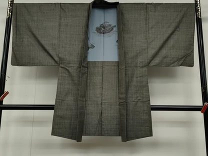 平和屋着物●男性　本場大島紬　アンサンブル　7マルキ　正絹　逸品　CABD0287ut