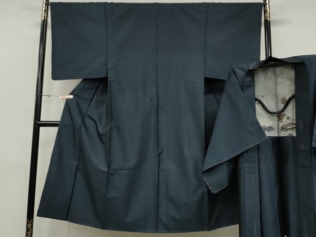 平和屋着物●男性　本場大島紬　アンサンブル　80亀甲　総詰め　正絹　逸品　未使用　CABD0288ut