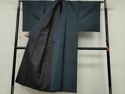 平和屋着物●男性　本場大島紬　アンサンブル　80亀甲　総詰め　正絹　逸品　未使用　CABD0288ut