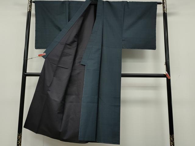 平和屋着物●男性　本場大島紬　アンサンブル　80亀甲　総詰め　正絹　逸品　未使用　CABD0288ut