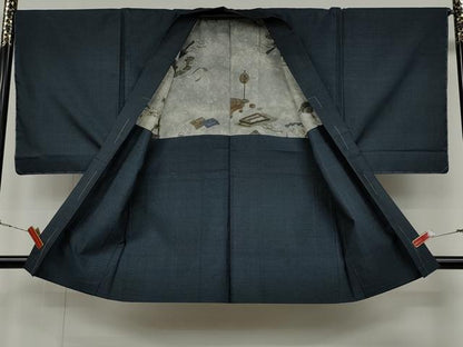 平和屋着物●男性　本場大島紬　アンサンブル　80亀甲　総詰め　正絹　逸品　未使用　CABD0288ut
