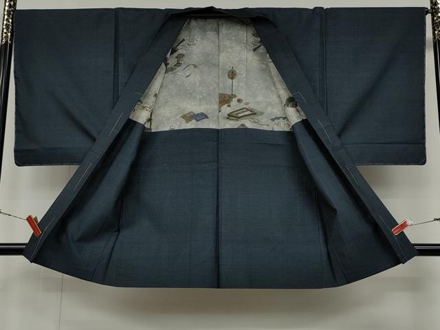 平和屋着物●男性　本場大島紬　アンサンブル　80亀甲　総詰め　正絹　逸品　未使用　CABD0288ut