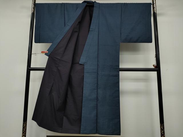 平和屋着物●男性　本場大島紬　アンサンブル　100亀甲　総詰め　正絹　逸品　CABD0293ut