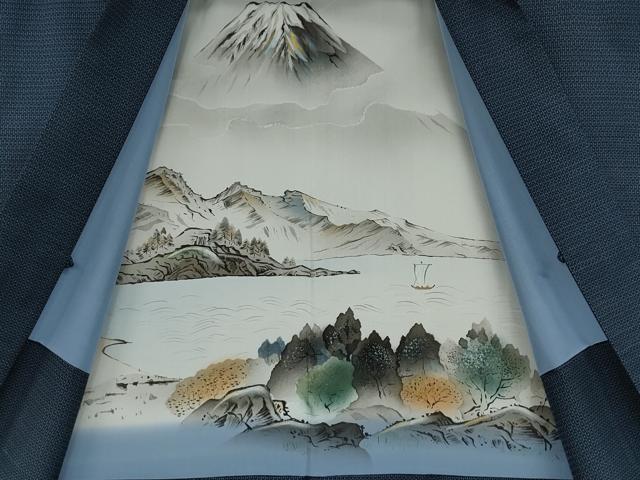 平和屋着物●男性　本場大島紬　アンサンブル　100亀甲　総詰め　正絹　逸品　CABD0293ut