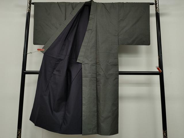 平和屋着物●男性　本場大島紬　アンサンブル　160亀甲　総詰め　正絹　逸品　CABD0294ut