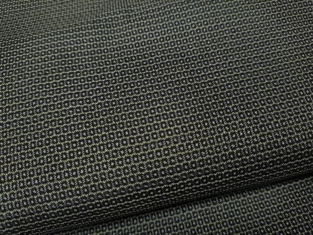 平和屋着物●男性　本場大島紬　アンサンブル　160亀甲　総詰め　正絹　逸品　CABD0294ut