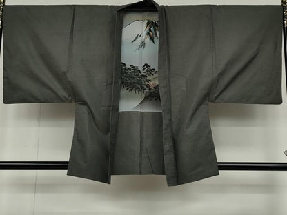 平和屋着物●男性　本場大島紬　アンサンブル　160亀甲　総詰め　正絹　逸品　CABD0294ut