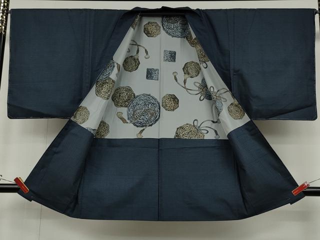 平和屋着物●男性　本場大島紬　アンサンブル　100亀甲　総詰め　正絹　逸品　未使用　CABD0296ut