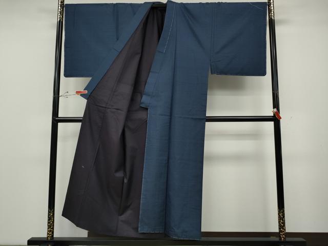 平和屋着物●男性　本場大島紬　アンサンブル　長襦袢セット　吉祥文　正絹　逸品　未使用　CABD0298ut