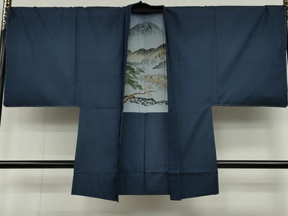 平和屋着物●男性　本場大島紬　アンサンブル　長襦袢セット　吉祥文　正絹　逸品　未使用　CABD0298ut