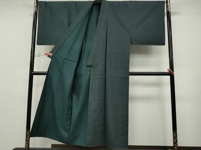 平和屋着物●男性　本場大島紬　アンサンブル　長襦袢セット　吉祥文　正絹　逸品　未使用　CABD0299ut