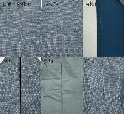 平和屋着物●男性　本場大島紬　100亀甲　総詰め　正絹　逸品　CABD0324ut