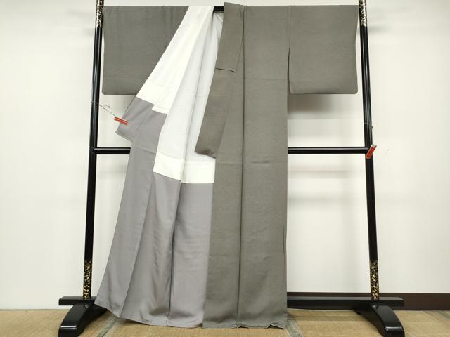 平和屋着物●江戸小紋　雲取り寄せ小紋柄　正絹　逸品　CABD0327ut
