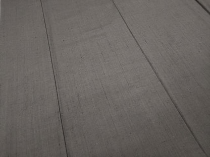 平和屋着物●結城紬　葡萄鼠色　正絹　逸品　CABD0334ut