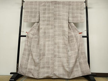 平和屋着物●上質な小紋　吉祥文　正絹　逸品　CABD0349ut
