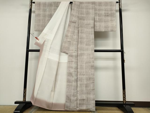 平和屋着物●上質な小紋　吉祥文　正絹　逸品　CABD0349ut