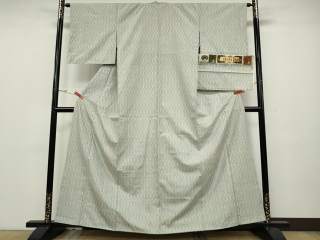 平和屋着物●本場結城玉紬　立涌文　証紙付き　正絹　逸品　CABD0353ut