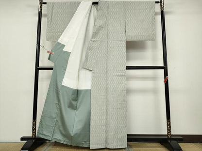 平和屋着物●本場結城玉紬　立涌文　証紙付き　正絹　逸品　CABD0353ut