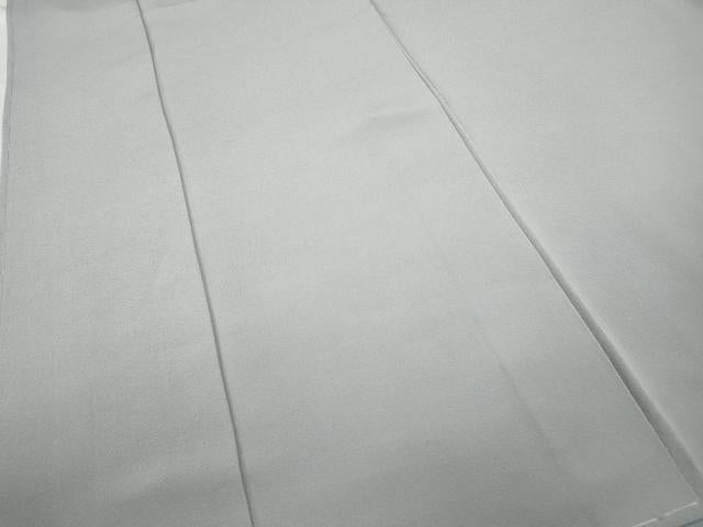 平和屋着物●上質な色無地　白梅鼠色　正絹　逸品　CABD0357ut