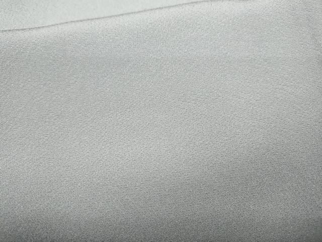 平和屋着物●上質な色無地　白梅鼠色　正絹　逸品　CABD0357ut