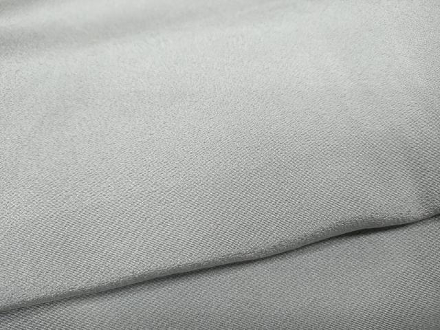 平和屋着物●上質な色無地　白梅鼠色　正絹　逸品　CABD0357ut