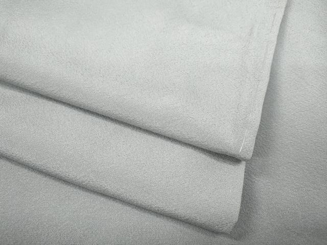 平和屋着物●上質な色無地　白梅鼠色　正絹　逸品　CABD0357ut